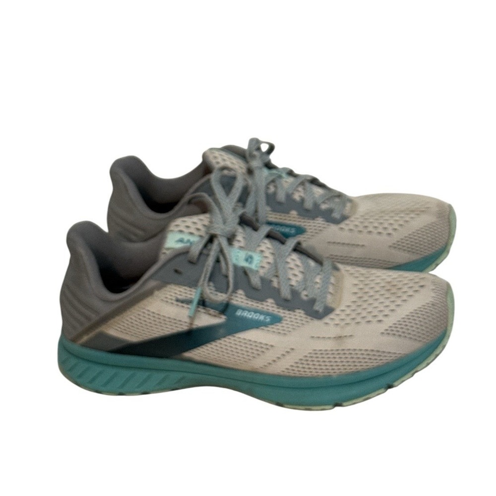 Brooks Anthem 5 Women's Size 8 Gray Blue Road Running Shoes Sneakers 1203651B028